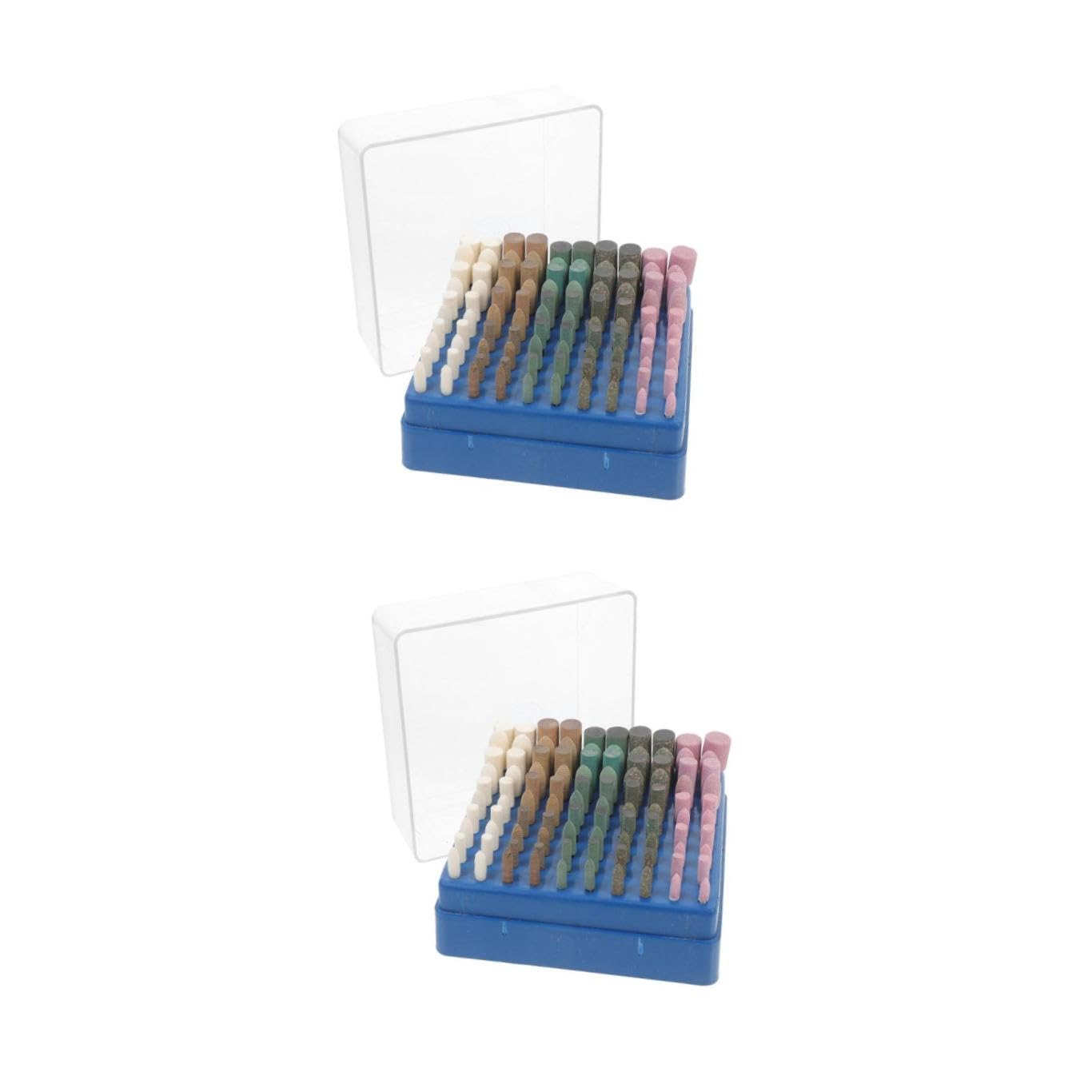 GLEAVI 200 Pièces Ensemble De Meules Électriques Meule Points Montés Pierre Abrasive Pierre Abrasive Meule Pierre Meules Outil Rotatif Accessoires Ponçage