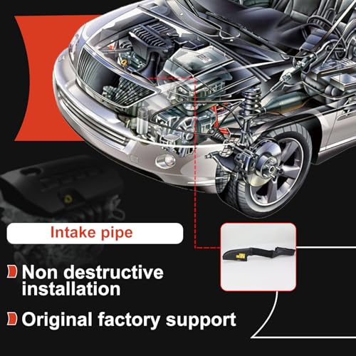Bomunik 2700900382 Air Cleaner Intake-Inlet Duct Hose for Mercedes-Benz A B CLA GLA Class W176 W246 A180 A200 B200 E206 CLA180 GLA260 Replace# 2700900382 at22870 301024 0214197 409666 by Bomunik - Image 4