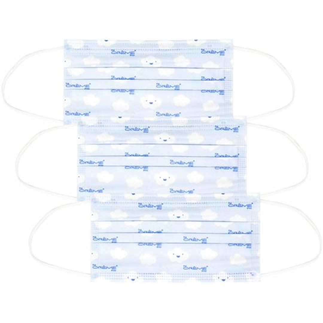 The Crème Shop 3-Ply Kids Disposable Protective Face Mask -Head In The Clouds