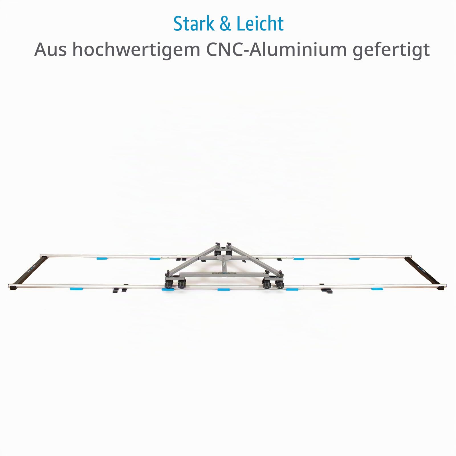 PROAIM 12ft gerades Heavy Duty Tragbares Track für stativ Dolly Auslegerkräne bis zu 400kg/882lb Nutzlast | Aluminium Rail System für DSLR-Videocamcorder + Tragetasche (P-TRK-12)