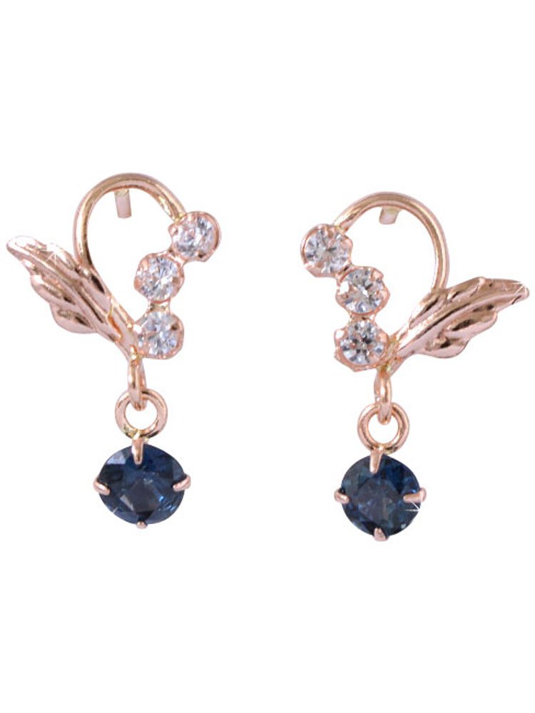 ジュエリーコトブキ 誕生日 プレゼント ピンクサファイア シンプル ダイヤモンド ネックレス ペンダント ルビー付 9月 誕生石 (お花 ケ | ジュエリーコトブキ 9月 誕生石 サファイア 幸せの天使の