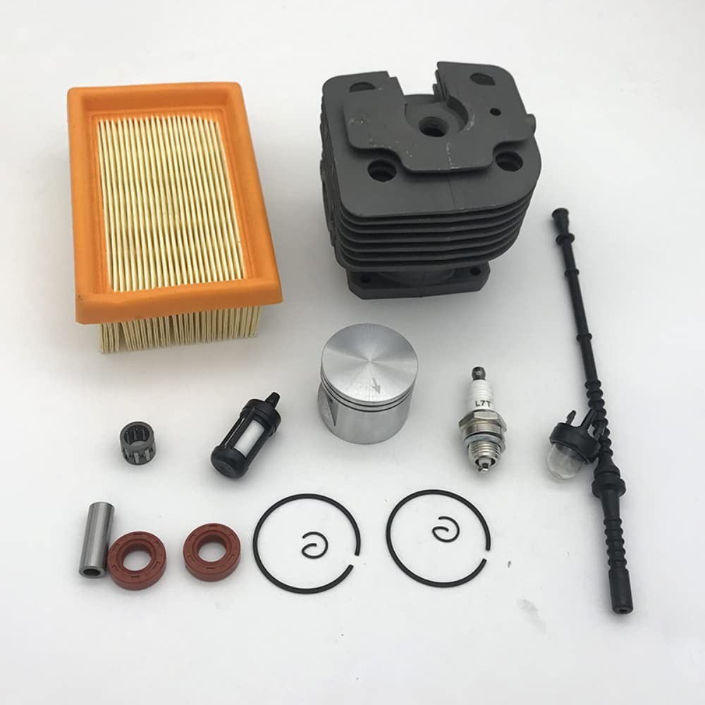 Luxuypon 42mm Cylinder Piston Kit Compatible with Sti-hl FS450 FS 450 Trimmer Air Fuel Filter Line Oil Seal Primer Bulb Spark Plug 4128 020 1211