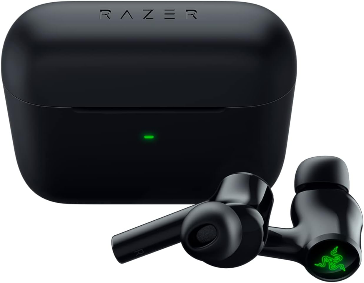 Razer Hammerhead Bluetooth Truly Wireless in Ear Earbuds with Mic (New 2021) - Black - Rz12-03820100-R3A1