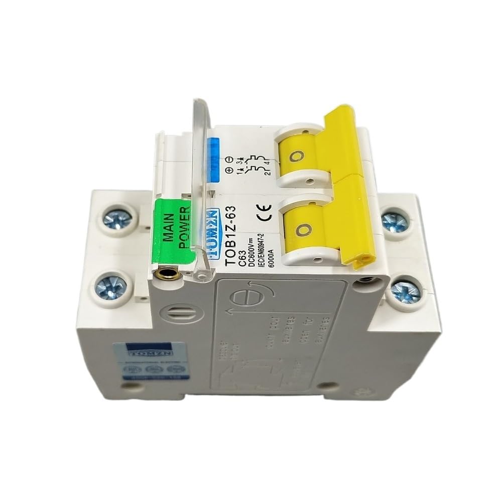 Disjoncteur 2P DC 600 V Courbe C 25A pour système photovoltaïque