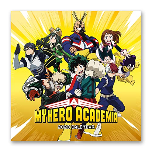 Grupo Erik, Calendario My Hero Academia 2026, Calendario 2026 pared con certificado FSC, Mha, Calendario mensual, 30x30 cm, Calendario manga, Producto con licencia oficial, CP23094