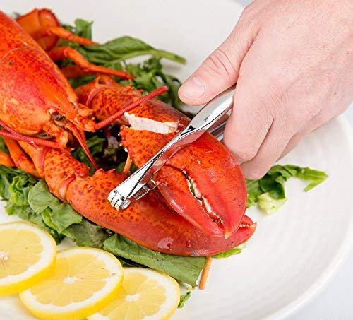 (24 Pack) 6-inch Lobster Cracker, Nut and Seafood Cracker, Zinc Plated with Chrome Alloy, Professional Crab Crackers by Tezzorio - Thumbnail 4
