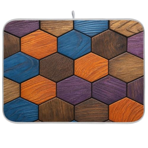 FUGIDOG Dish Drying Mat for Kitchen Counter…