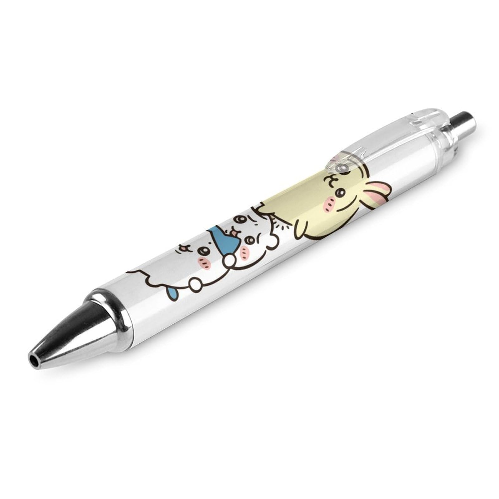 Amazon.co.jp: Chiikawa Gel Ballpoint Pen, Knock Type, Black, 0.02