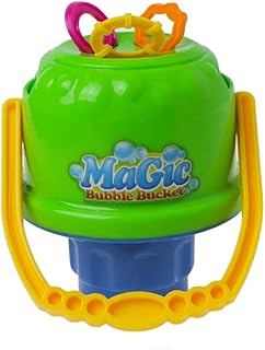 Children Bubble Maker 1PC No Spill Bubble Bucket Spillproof Blow Bubbles Toy Bubble Maker Toy for Kids Bubble Bucket Toys with Bubble Water Kids Bubble Maker