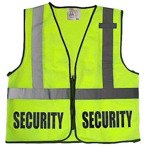 Conspiracy Tee Security Guard mesh Vest, Event Security Vest, mall, School, Safety, Bouncer Cover