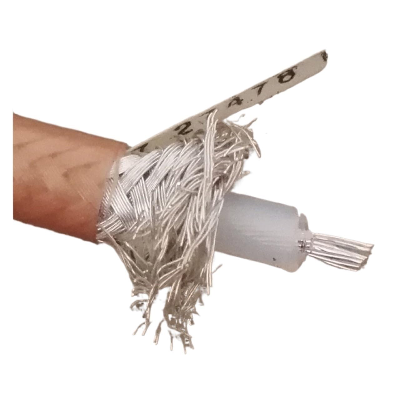 Przewody i kable UL (PVC) posrebrzany kabel koncentryczny z podwójnym ekranowanym standardem wojskowym M17/128-RG400 Kabel audio o średnicy zewnętrznej 5 mm Wysoka jakość