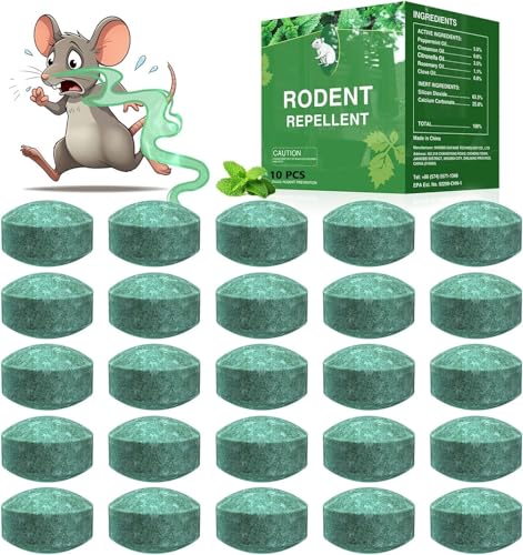 Rat Repellent Pack of 25 Balls for Car Home, Repel Mice and Rats Protect Wires in Car, Home Indoor Outdoor, Garden Patio Garage, No Kill Only Repels Rat Controller Pills to Keep Rodents Out of Car