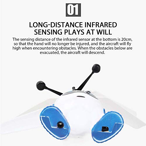 Bola voadora, robô drone Astronauta, robô espacial, helicóptero RC com sensor de mão infravermelho M