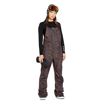 Amazon.com: Volcom Women's Swift Bib Overall Leopard S5 L