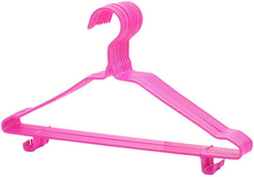 10pcs Adult Children Clothes Hanger Drying Rack Non-Slip Metal Shirt Hook Hangers Coat Accessories