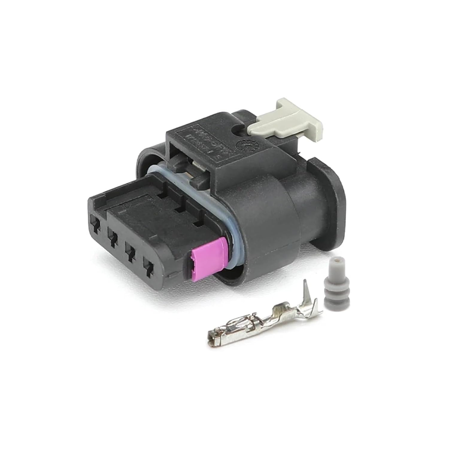 4Pin 1-1718645-1 1-1564559-1 Male Female Automotive Waterproof Connector 1.2mm Cable Connectors Reversing Plug KLOOKY(Male Set)