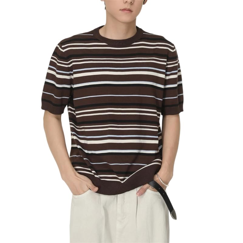 T-shirt en viscose homme anti-transpiration col rond pour rester frais