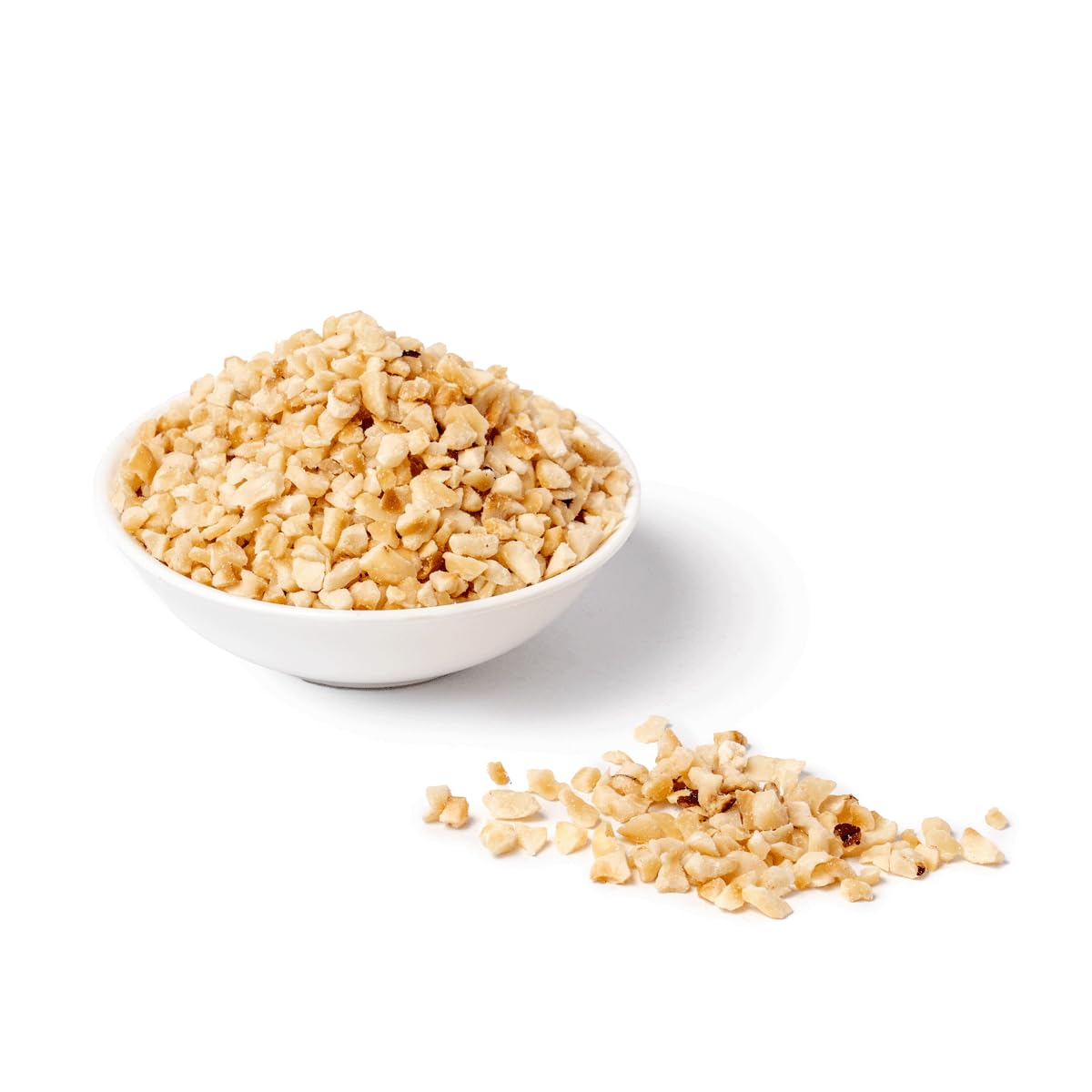 PAKKA Bio Haselnüsse Granulat nature, gehackt und geröstet, 1kg, Öko & Fair, direkt hergestellt und abgefüllt vom Produzenten in Sugdidi, Georgien, vegan 1000g (1er Pack)