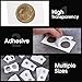 Outus 600 Self Adhesive Coin Holders, Cardboard 2
