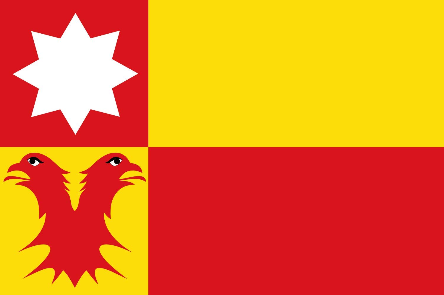 Drapeau Large Liemeer vlag pavillon Zélande ancienne municipalité