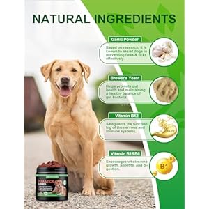 Flea and Tick Prevention Chews for Dogs Flea Treatment Oral Flea Pills for Dogs All Breeds and Ages Treatment Chewable (Chicken Flavor) Pest Control & Natural Defense Made in USA, 120 Tablets