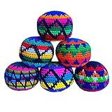 MB-Müller Jonglierbälle l Kick Ball Wutball Ø 55mm l 3er / 6er / 12er / 24er Sparpacks aus l aus Guatemala (6 Stück)