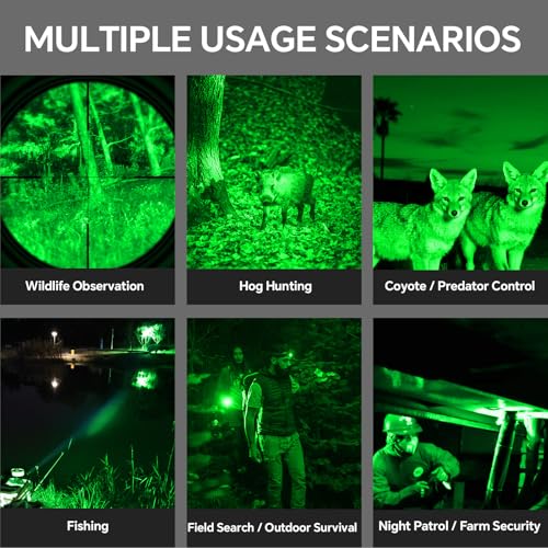 Image of KL52 MAX Scope Mount Green Light Flashlight for Night Hunting