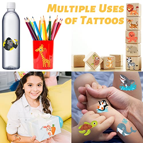 Winthrop 240 Pcs Jungle Animal Temporary Tattoos For Kids thumb #4