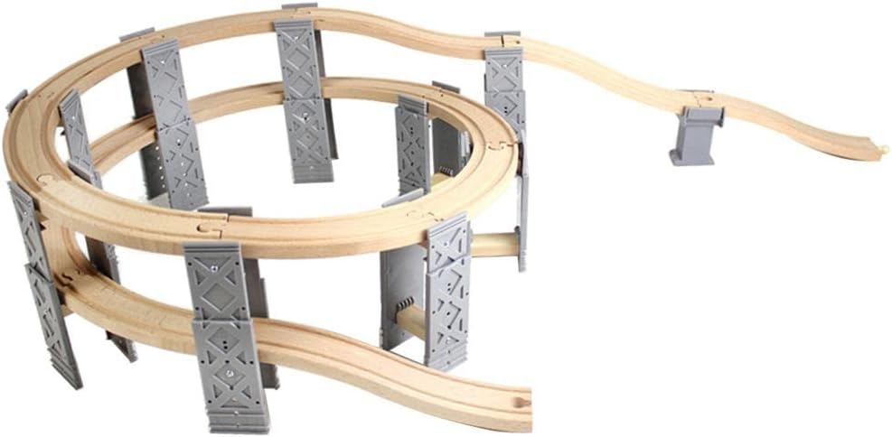 DIY Train Assembly Kit with Spiral Railroads for Young Learners