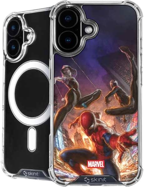 Skinit Phone Case Compatible with MagSafe iPhone 17 - Officially Licensed Marvel Classic Comics The Amazing Spider-Man Design