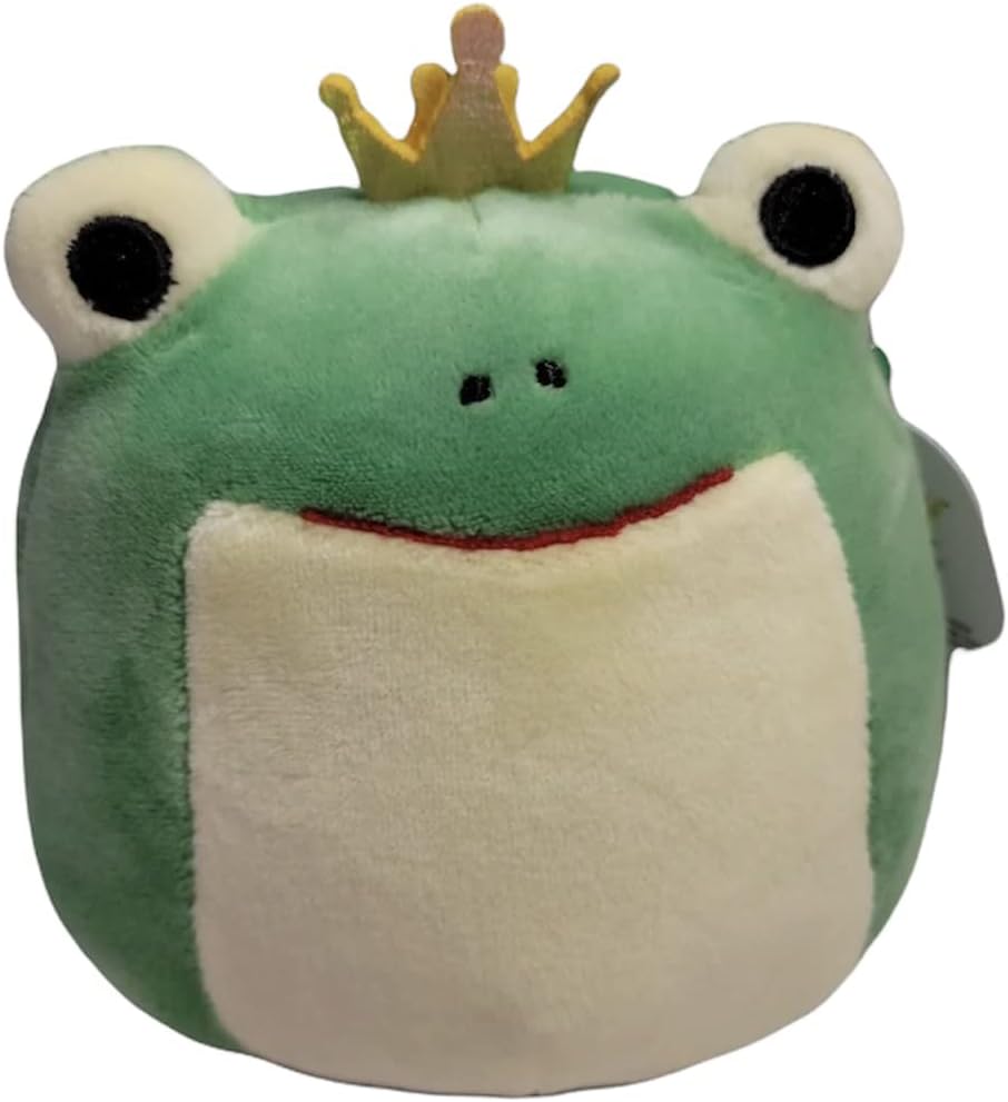 Squishmallows Official Kellytoy Valentines Squad Squishy Soft Plush Toy Animal (5 Inch, Bartelli Frog)