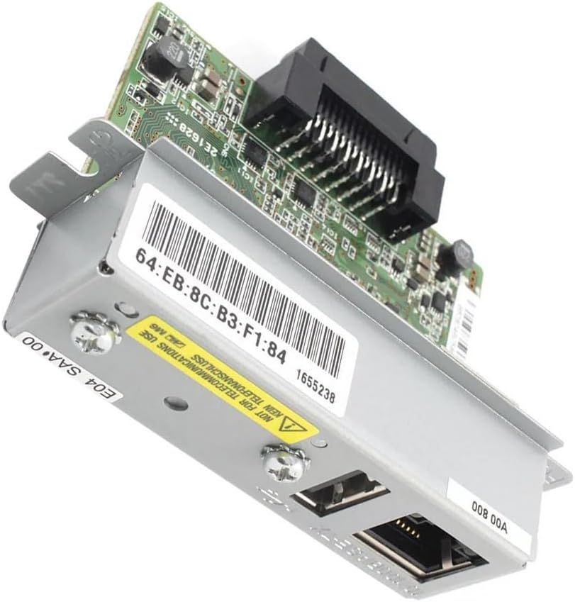 UBE04 Ethernet Interface Module C32C881008 Print Server for Series T88VI T88V T70II U220 H6000 with Fast Ethernet 100 Mbps Compatible with U220PB T81 U288 T88IV