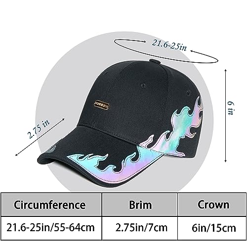 Image of Baseball Cap for Women Men - Adjustable Size Hat | Sun Protection,Colourfast,Moisture Wicking,Ponytail Hole,Wrinkle Free