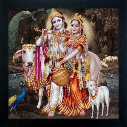 Madhav Art Vinyl Decorative Photo Frame (30 x 30 cm, Multicolour)