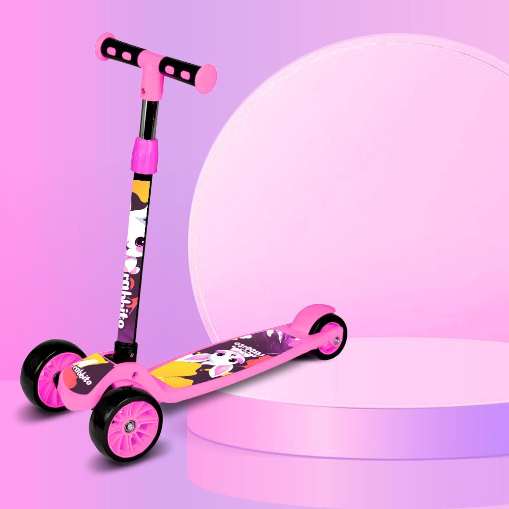 Luranol Road Runner Kick Scooter for Kids Ages 4-14 Years Old Boy Girl with 3 Wheel, Adjustable Level Handlebar and Foldable Design & Lean-to-Steer, Max weight-50 kgs Kick Scooter. (Pink) (B0DGQF236J) Amazon Price History, Amazon Price Tracker