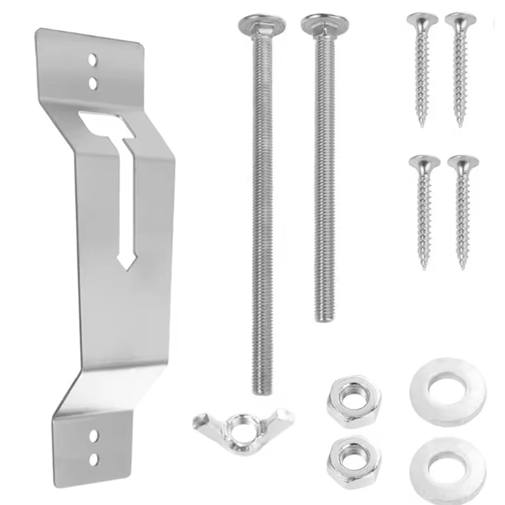 UDSKNV[KSL Wall Mount Spare Tire Carrier Holder Trailer Fixation Wheel Bracket Wear Save Space Rack Mounting Bracket