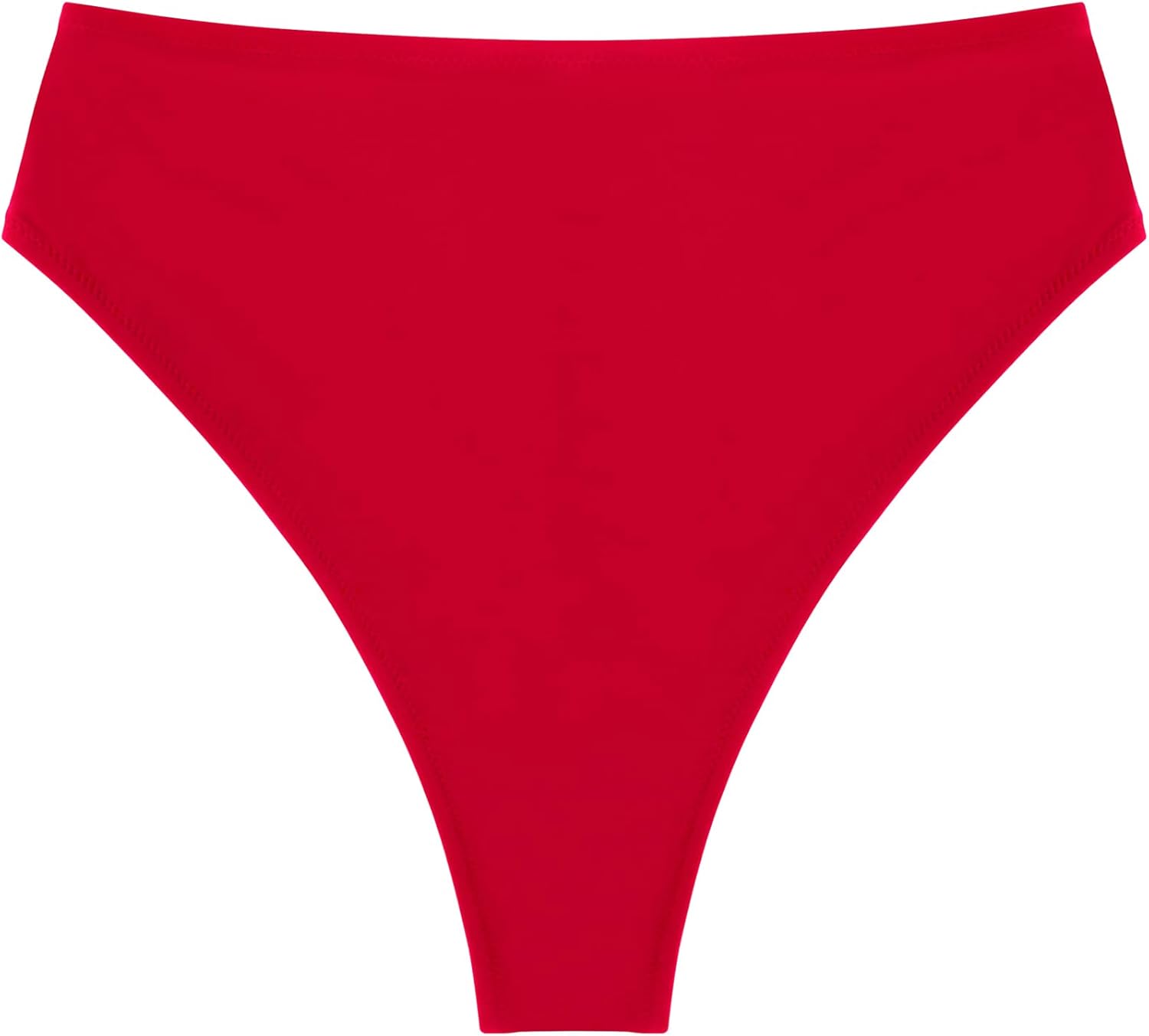 RELLECIGA Women's High Waisted High Cut Thong Bikini Bottom - Image 7