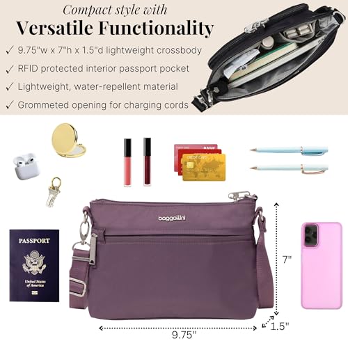 Image of Baggallini Securtex Anti-Theft Memento Crossbody