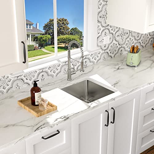17 Bar Sink Undermount - Lofeyo 17" X 19" Kitchen Bar Sink Stainless Steel 16 Gauge Round Corner Rectangular Handmade Single Bowl Undermount Bar Prep Sink Basin #TOP6