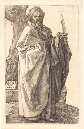 Peinture sur toile Saint Barthélemy Albrecht Dürer déco 60x90cm