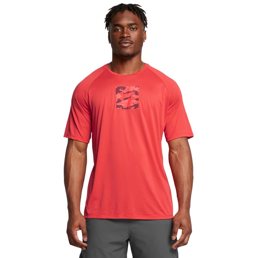 Under Armour Men's Tech Print Fill Short Sleeve Crew Neck