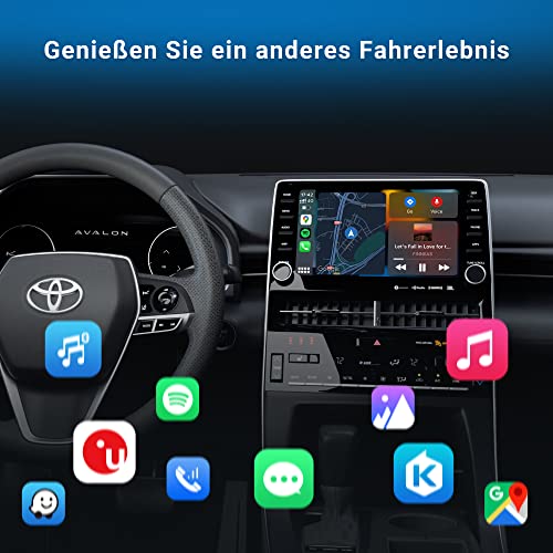 OTTOCAST Draadloze carplay adapter, Apple Wireless Carplay Dongle, Plug & Play, 5GHz WiFi, Auto Connect, geen vertraging, online -update, voor OEM bedrade Carplay Cars, model jaar na 2016 - Afbeelding 7