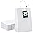 GSSUSA 5.25x3.75x8 20Pcs White Paper Bags With Handles?Small Gift Bags for Shopping,Craft,GroceryParty,Retail,Lunch,Business,Wedding,Merchandise,Boutique