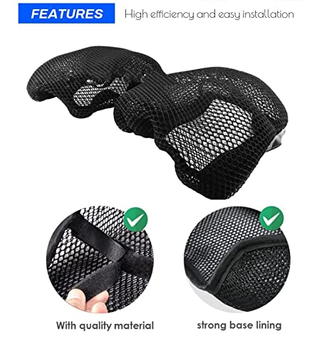 Housse de siège Benelli TRK 502 coussin moto antidérapant - 2