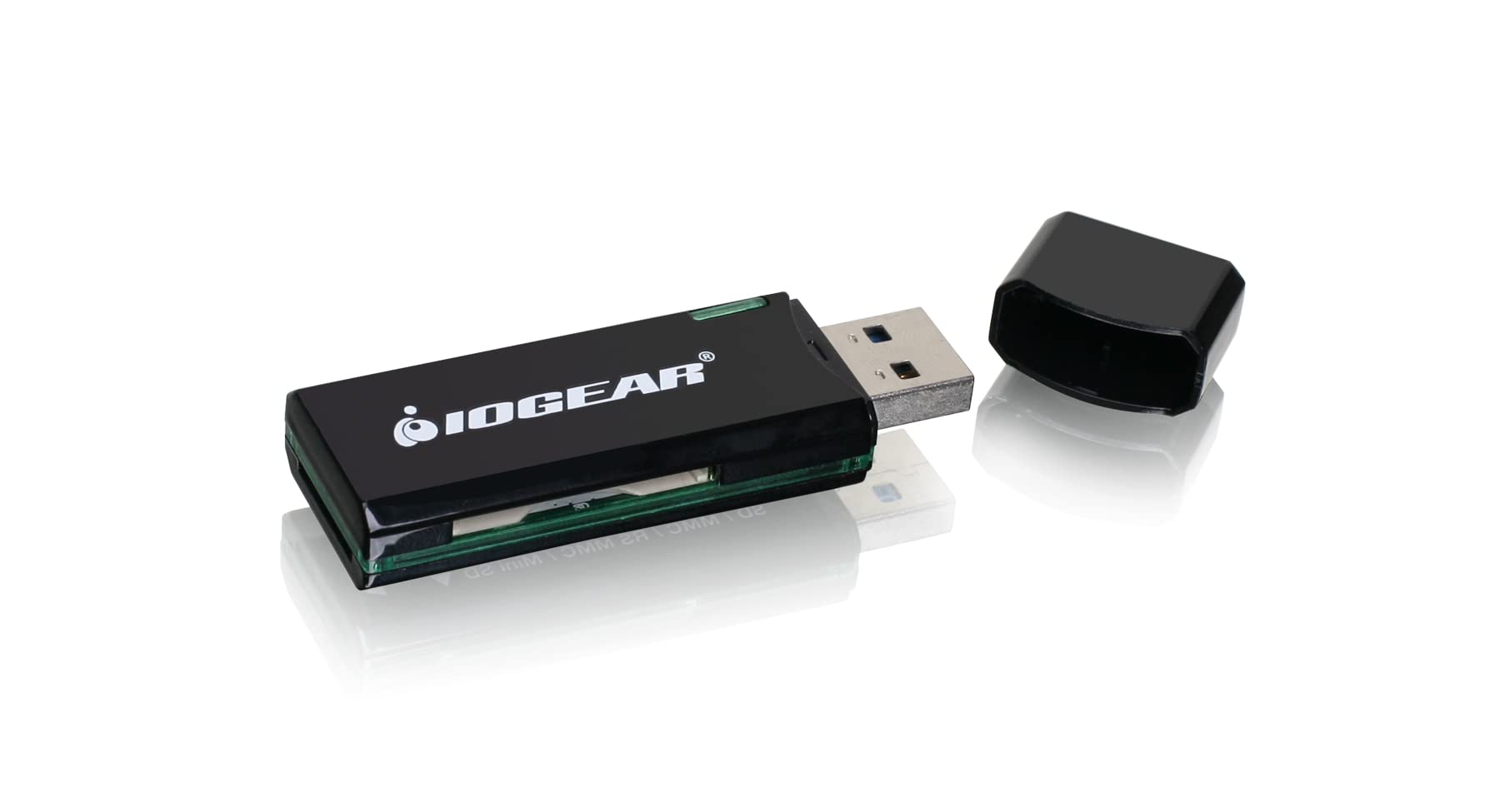 iogear GFR304SD USB 3.0 Nero Lettore di schede