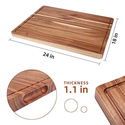 Tabla De Cortar Grande Garvee De Madera Acacia miniatura 6