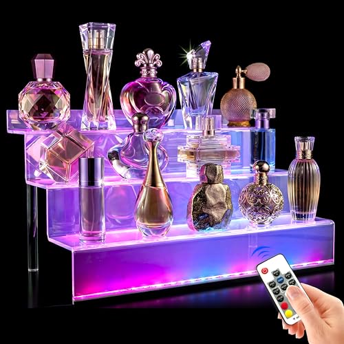 3-Tier LED Lighted Display Shelf