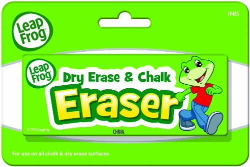 LeapFrog Felt Dry Erase and Chalk Eraser, 2 x 5 Inches, Color May Vary (CYD54)