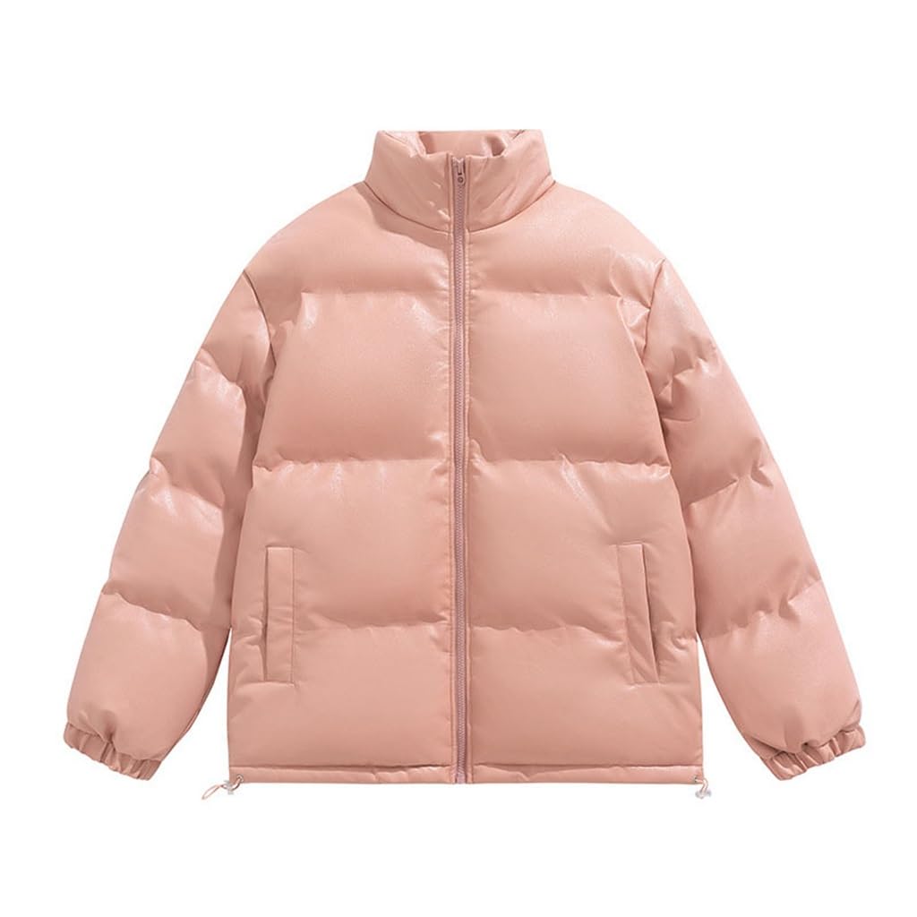 Manteau en coton et cuir idéal pour les sorties urbaines hivernales