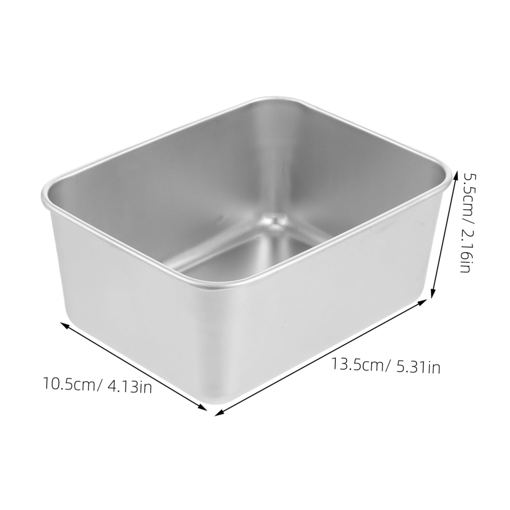 CIYODO 6pcs Square Stainless Steel Baking Pans Nonstick Metal Bakeware Elegant Design for Cakes Brownies Lasagna and Stackable for Everyday Use and Special Occasions